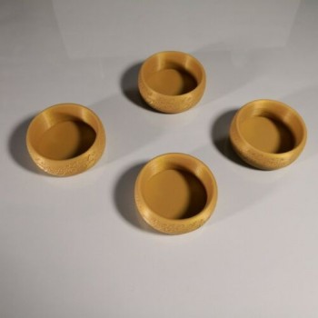 Tea Light Holders 3D Printed Elven Inspired Design - 4 set