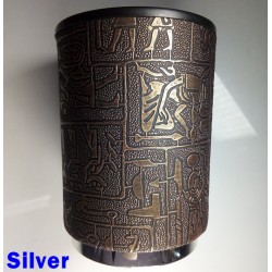 Egyptian Dice Cup with Silver Base