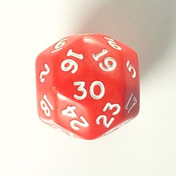 D30 Opaque Red