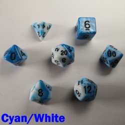 Elemental Cyan/White