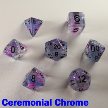 Iridescent Glitter Ceremonial Chrome