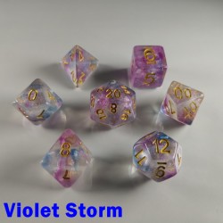 Iridescent Glitter Violet Storm