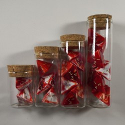 Marble Red Full Set of Healing Potions for 5e D&D (Plain Stoppers)