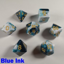 Marble Blue Ink