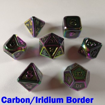 Bordered Carbon/Iridium