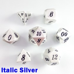 Solid Italic Silver