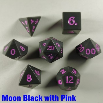 Sharp Edge Moon Black with Pink