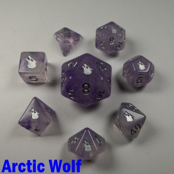 Spirit Of Arctic 'Arctic Wolf' 8 Dice Set