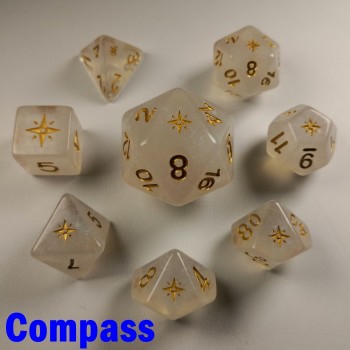 Spirit Of Arctic Compass 8 Dice Set