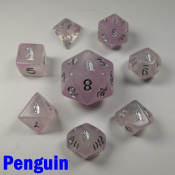 Spirit Of Arctic Penguin 8 Dice Set