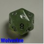 Spirit Of Arctic Wolverine 8 Dice Set