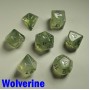 Spirit Of Arctic Wolverine 8 Dice Set