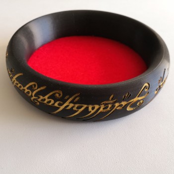 Dice Rolling Tray 3D Printed Elven Design Dark Elf Large 