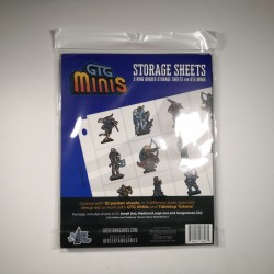 GTG Premium Plastic Minis Storage Sheets